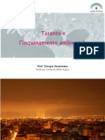 Giorgio Assennato. Taranto e L'inquinamento