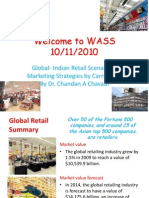 Global-Indian Retail Scenario & Marketing Strategies by Carrefour's