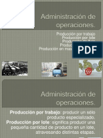 Administración de operaciones