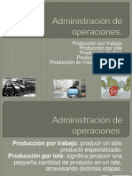 Sistemas de producción y aseguramiento de la calidad