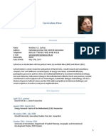 Curriculum Vitae: Personalia