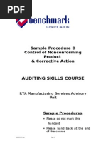 Download Sample Procedure D - Control of Nonconforming Product  Corrective Action Dec05 Final by Jagan Mohana Rao Chinnala SN182010071 doc pdf