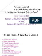jurnal Devolopment of DNA-Based Identification Techniques for Forensic Entomology 126.pptx