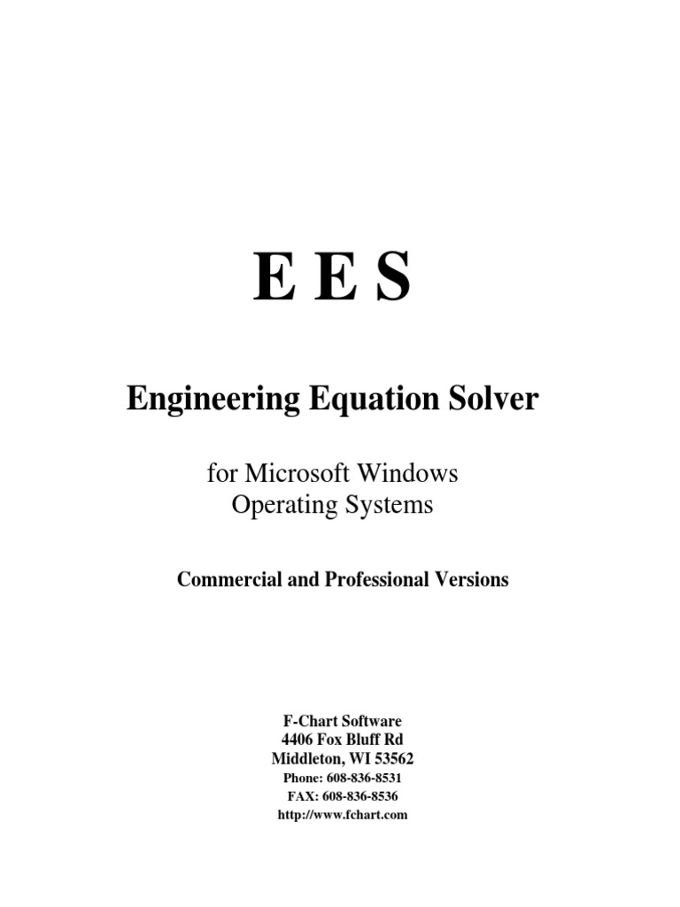 Ees Manual | PDF | Computers