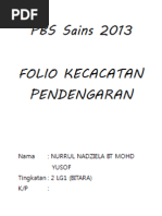 Folio Kecacatan Pendengaran