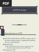 VSFTP in Linux