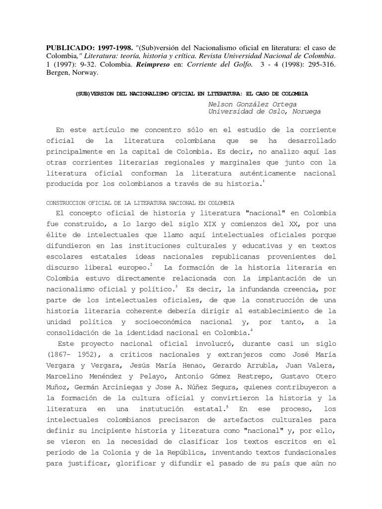 Manual De Literatura Colombiana Fernando Ayala Poveda Pdf
