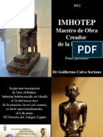 Imhotep Maestro de Obra El Creador de La Eternidad