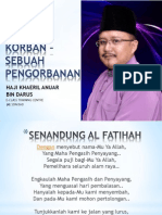 Ibadah Korban - Sebuah Pengorbanan