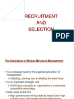 Recruitment AND Selection