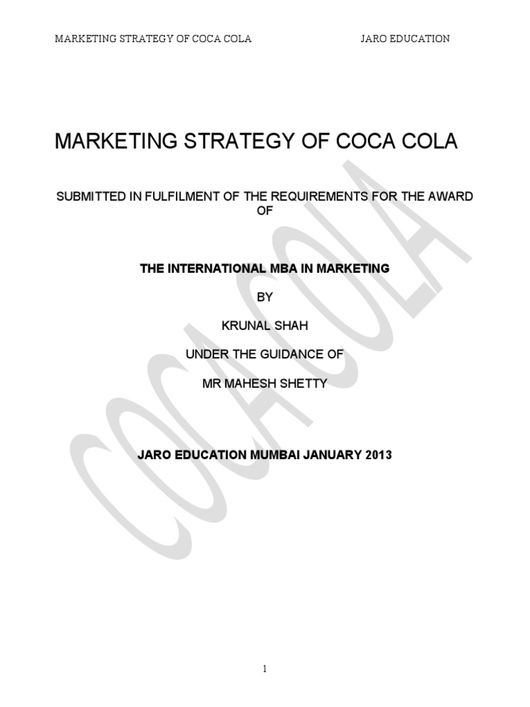 History 12.57 | PDF | Coca Cola | Pepsi Co