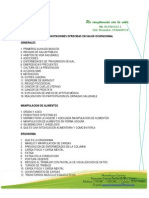 Capacitaciones Ofrecidas en Salud Ocupacional