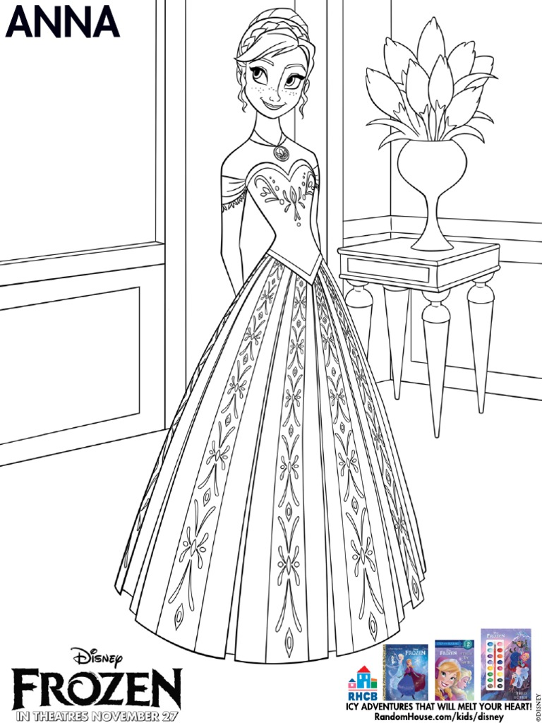 Anna Coloring Sheet | PDF