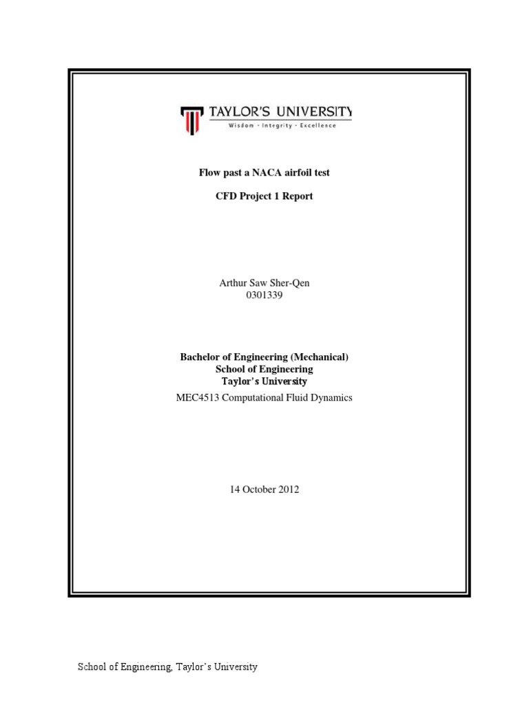 NACA 0012 Airfoil CFD Analysis | PDF | Lift (Force) | Airfoil