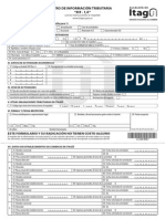 Formulario Registro de Información Tributaria - RIT - 1,0