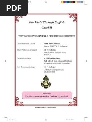 Class 7 English Text Book Ap Syllabus Adjective Languages