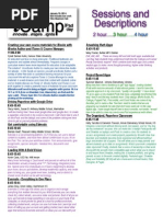 Download iCamp Sessions and Descriptionpdf by Cyndi Danner-Kuhn SN182058485 doc pdf