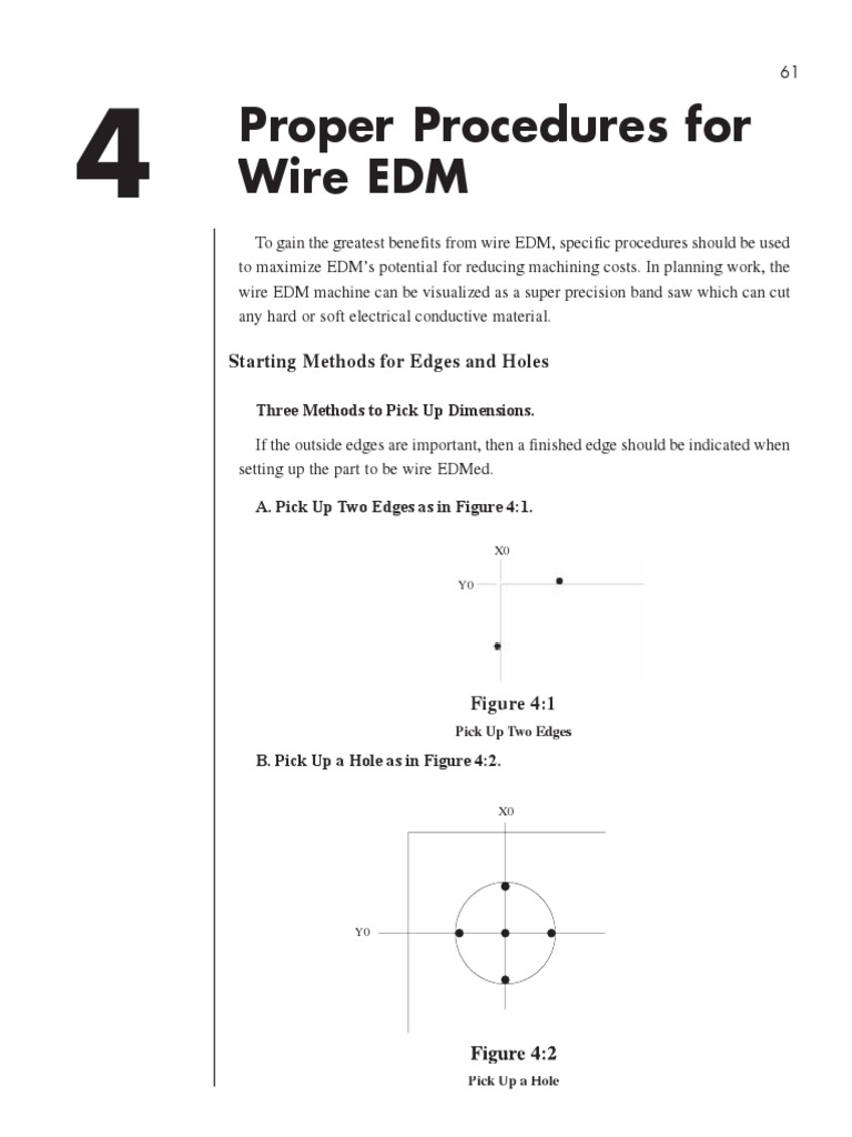 Wire EDM Setup Procedures Guide | PDF | Machining | Insulator (Electricity)