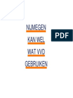 Definitieve Kandidatenlijst VVD Nijmegen Gemeenteraadsverkiezingen 2014