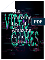 The Amazing List of Amazing Games: by Baylee Henderson