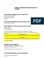 Rac090317analise Combinatoria