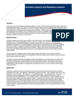 India - Cosmetics Imports 
