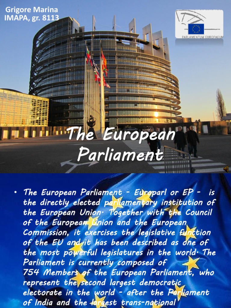The European Parliament | PDF | European Parliament | World Politics