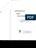 D. E. Berlyne - Aesthetics and Psychobiology (1971)