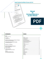 Manual de Correspondencias e Atos Oficiais - UFMS - 2007