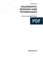 Holography Research and Technologies PDF