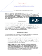 Sample Loanagree PDF