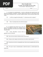 1.4 - Diversidade dos animais - Reprodução -  Ficha Trabalho (1)