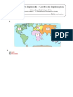 1.1.1 Ficha de Trabalho - A Península Ibérica Na Europa e No Mundo (3) - Soluções