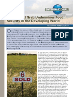 Download Global Land Grab Undermines Food Security in the Developing World by Food and Water Watch SN18214276 doc pdf