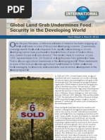 Download Global Land Grab Undermines Food Security in the Developing World by Food and Water Watch SN18214276 doc pdf