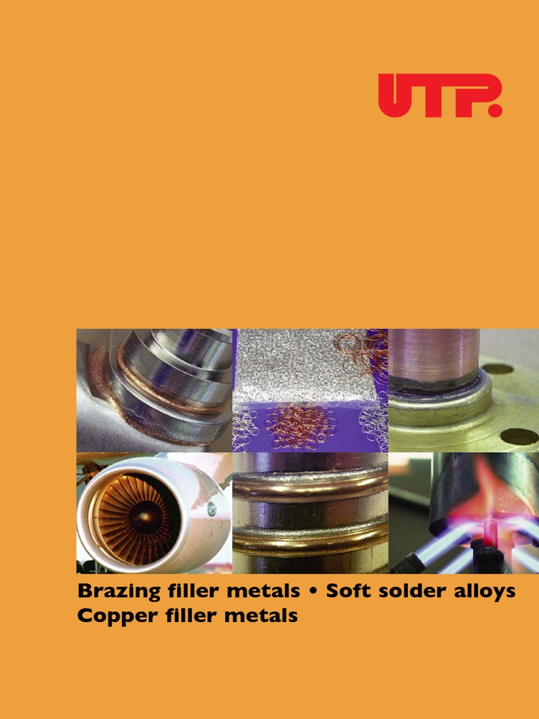 UTP Brazing Filler Metals PDF Soldering Solder