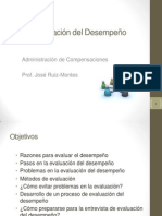 Evaluación del Desempeño