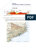 Prácticas de Geografía. El relieve peninsular: Cadena Litoral Catalana