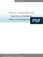 Wesolve: Consulting Network: Open Source Handbook of Best Consulting Practices