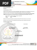 Surat Peminjaman Gedung Dinas
