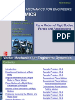 Ch16-Plane Motion of Rigid Bodies (Forces and Accelerations)