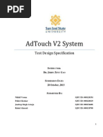 AdV2 Touch Test Design Document
