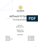 AdV2 Touch Test Design Document