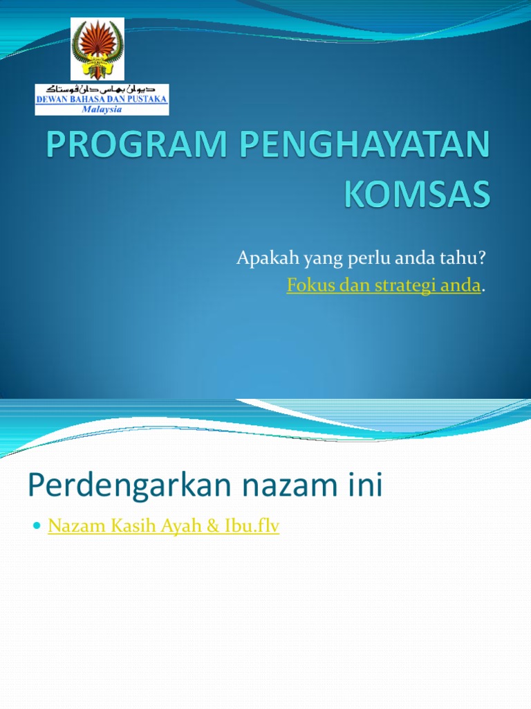 Kurikulum Sastera Bahasa Melayu | PDF