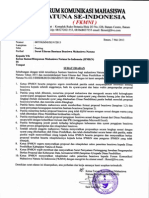 Surat Edaran Beasiswa Dari FKMNI PDF