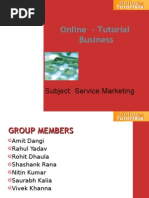 Download 7P - Service Industry E-tutorials by vivekhanna4u SN18221821 doc pdf