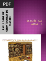 Aula 1 de Estatistica