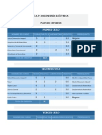 EAP Electrica Plan de Estudios