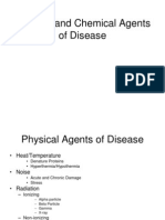 Physical and Chemical Agents of Disease: Heat, Radiation, Toxins