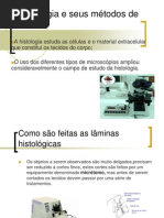 Aula 1. Histologia e seus métodos de estudo